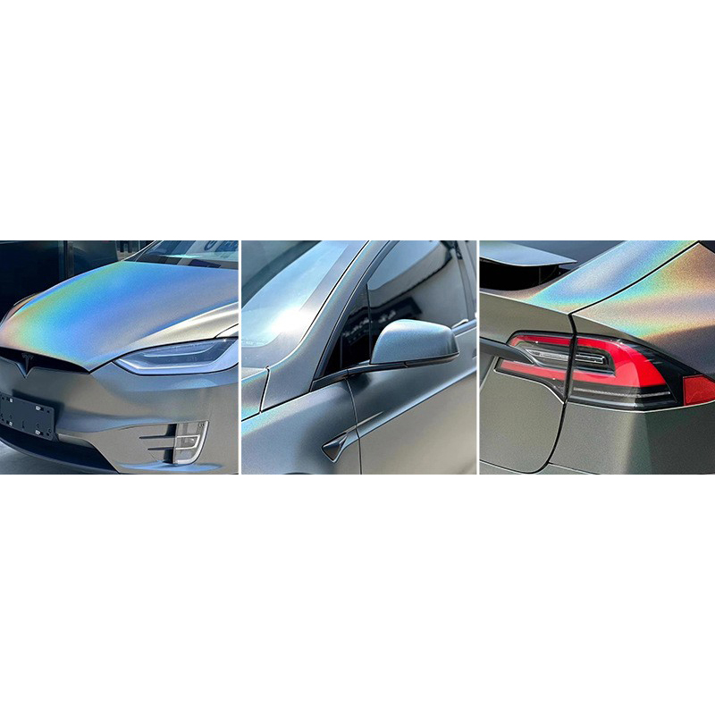 Paper Base/PET, Unique Laser Color, Soft Matte Texture, High-Quality Material Guarantee, Protect Original Car Paint