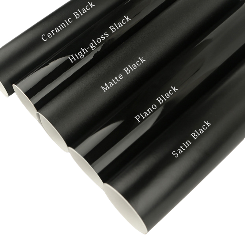 Paper Base/PET, Deep, Rich Black Surface Treatment May Be Combined With Matte Or Frosted Effects, Unique Texture Or Texture, High-Quality Material Guarantee, Protect The Original Car Paint